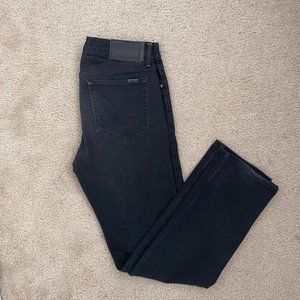 Joe's Straight & Narrow Fit Washed Black Jeans 32